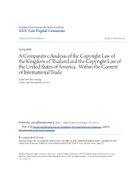A Comparative Analysis of the Copyright Law of The