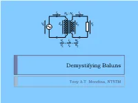 Demystifying Baluns