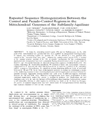 Repeated Sequence Homogenization Between the Control and Pseudo