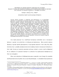 Treating GID in Children Page 1 of 31