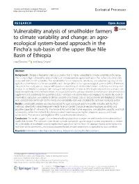 Vulnerability Analysis of Smallholder
