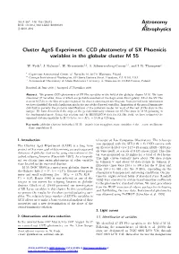 Cluster Ages Experiment. CCD Photometry of SX Phoenicis Variables in the Globular Cluster M 55