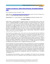 Cordery on Deacon, 'Elsie Clews Parsons: Inventing Modern Life'