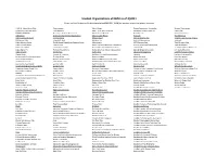 Student Organizations at NMU As of 4/2011 Please Call the Center for Student Enrichment (906 227-2439) for Contact Names and Phone Numbers