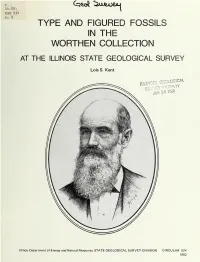 Type and Figured Fossils in the Worthen Collection at the Illinois