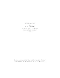 VERBAL BEHAVIOR by B. F. Skinner William James Lectures Harvard