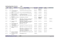 Building Regulations Records 2014