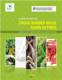 Directory of Cross-Border Value Chain Actors