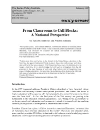 From Classrooms to Cell Blocks: a National Perspective