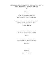 Autopoiesis and Autonomy in Francisco Varela's Theory