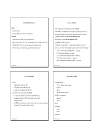 Lecture Notes