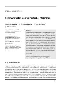 Minimum Color-Degree Perfect B-Matchings