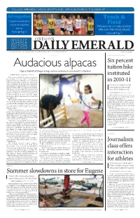 Summer Slowdowns in Store for Eugene