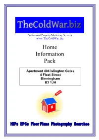 Home Information Pack Index