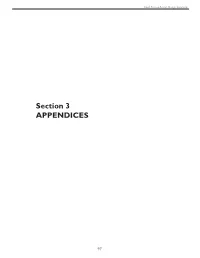 Section 3 APPENDICES