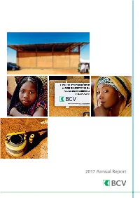 2017 Annual Report 2017Annual Report BCV at a Glance