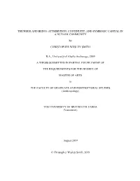 Attribution, Continuity, and Symbolic Capital in a Nuxalk Community