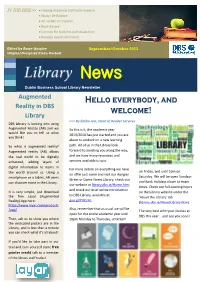 Augmented Reality in DBS Library