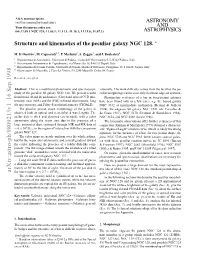 Structure and Kinematics of the Peculiar Galaxy NGC
