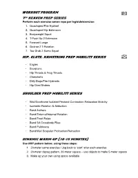 Perform Each Exercise Seven Reps Per Leg/Side/Exercise: 1