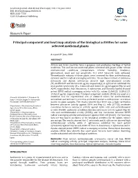 Research Paper Principal Component and Heat Map Analysis of The