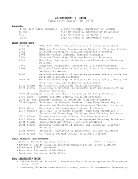 Christopher S. Tang (Updated on January 19, 2021)