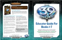 Educator Guide for Books