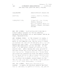 GAE Committee Hearing Transcript for 02/27/2019