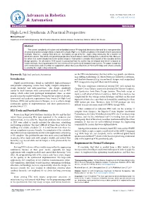 High-Level Synthesis