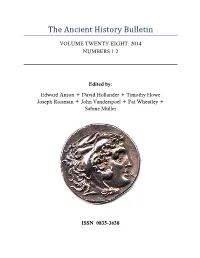 Hugh Lindsay, Strabo and the Shape of His Historika Hypomnemata