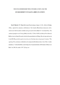 The English Benedictine Congregation and The