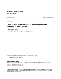 A Study of Electronically-Enhanced Student Activism" (2006)