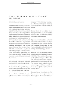 Carl Nielsen Studies 2 (2005)