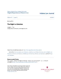 The Right to Attention