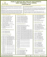 CAVEAT FP AD.Ƒai