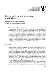 Conceptualizing and Measuring Brand Salience