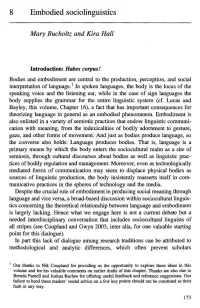 Embodied Sociolinguistics