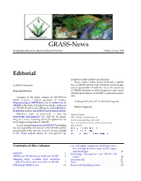 GRASS-News Geographic Resources Analysis Support System Volume 3, June 2005