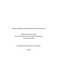 Attitudes and Behaviour in the Second Referendum on the Treaty of Lisbon