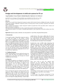 Design and Development of Solid Axle System for FS Car