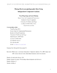 Mining Electroencephalographic Data Using Independent Component Analysis