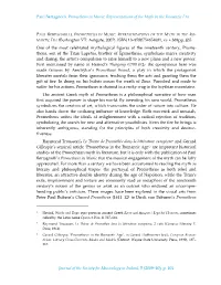 Paul Bertagnolli, Prometheus in Music: Representations of the Myth in the Romantic Era