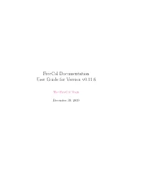 Freecol Documentation, User Guide for Version V0.11.6