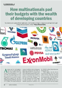How Multinationals Pad Their Budgets with the Wealth of Developing
