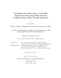 Visualizing the Performance of Scientific Applications Executing