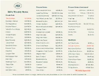 Weekly Menu 4.9.21