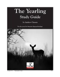 The Yearling Study Guide