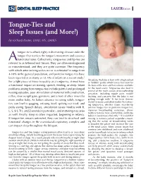 Tongue-Ties and Sleep Issues (And More!) by Richard Baxter, DMD, MS, DABLS