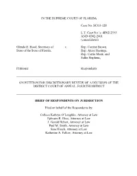 10-27-03 Answer Brief in Sup Ct FORMATTED for FL SUP