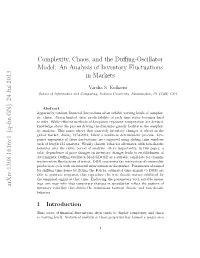 Complexity, Chaos, and the Duffing-Oscillator Model